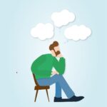 man, think, sitting, thoughtful, problems, thoughts, symbol, father, human, balloons, thought bubbles, idea, inspiration, thoughtful, thoughts, thoughts, thoughts, idea, idea, idea, idea, idea